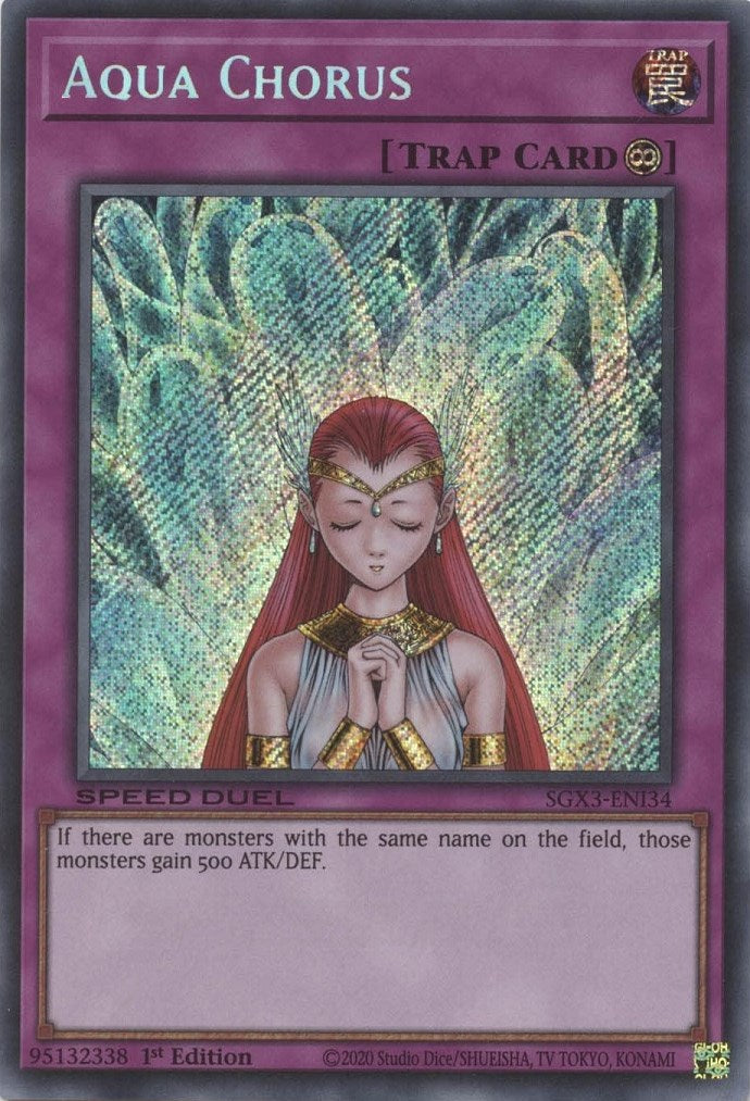 Aqua Chorus [SGX3-ENI34] Secret Rare | Good Games Adelaide SA