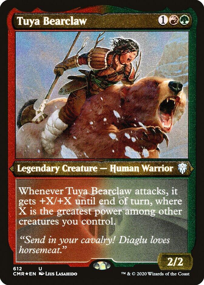 Tuya Bearclaw Foil Etched 612 (Commander Legends)  - Foil | Good Games Adelaide SA