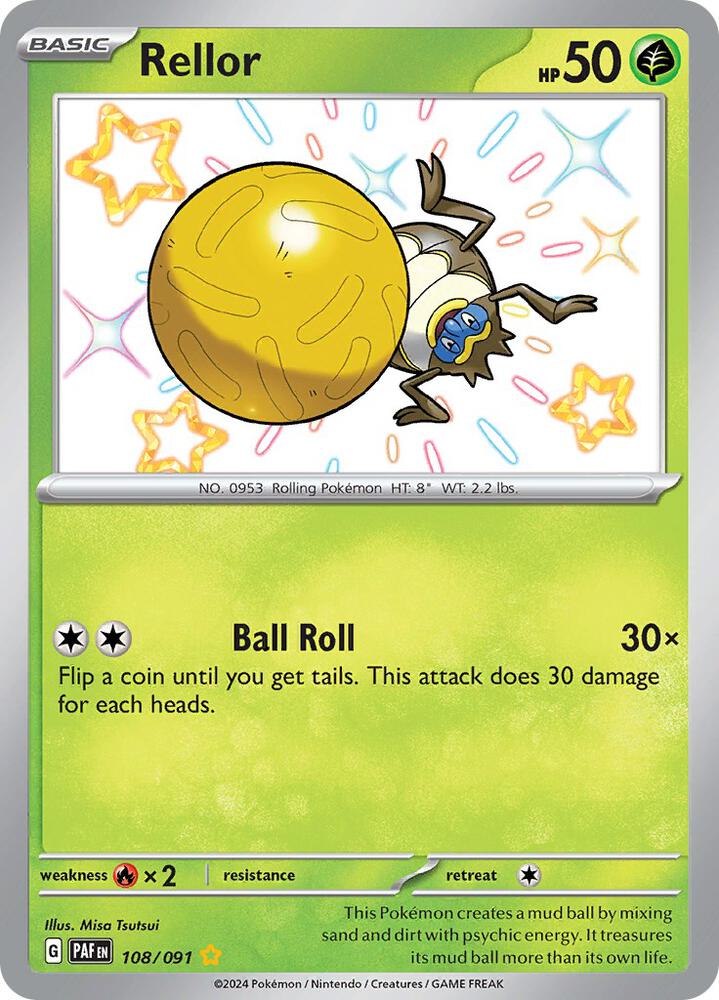 Rellor 108/091 (SV: Paldean Fates)  - Holofoil | Good Games Adelaide SA