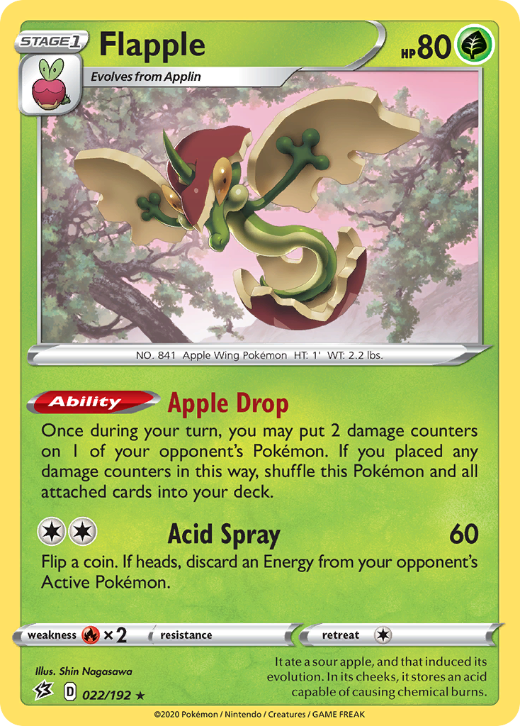 Flapple (022/192) [Sword & Shield: Rebel Clash] | Good Games Adelaide SA