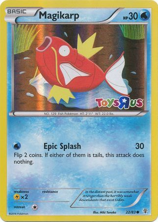 Magikarp (22/83) (Toys R Us Promo) [XY: Generations] | Good Games Adelaide SA