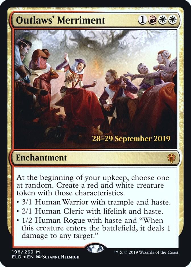 Outlaws Merriment 198 (Prerelease Cards)  - Foil | Good Games Adelaide SA