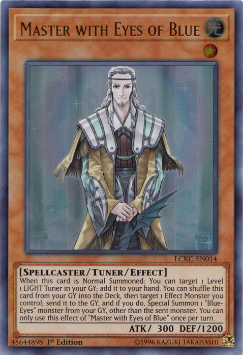 Master with Eyes of Blue [LCKC-EN014] Ultra Rare | Good Games Adelaide SA