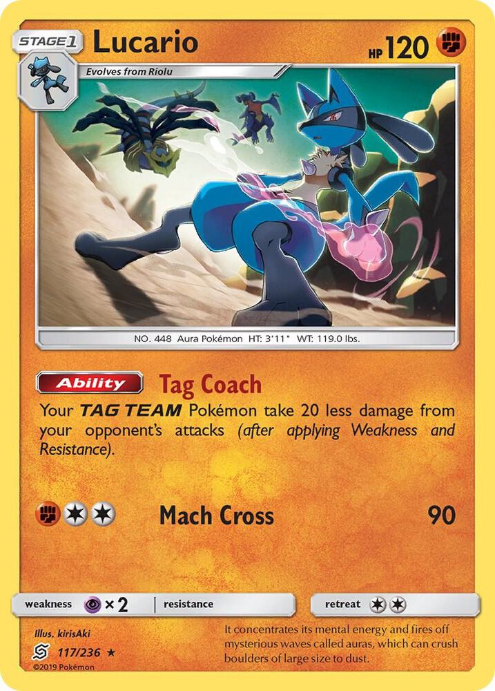 Lucario 117/236 (SM - Unified Minds)  | Good Games Adelaide SA