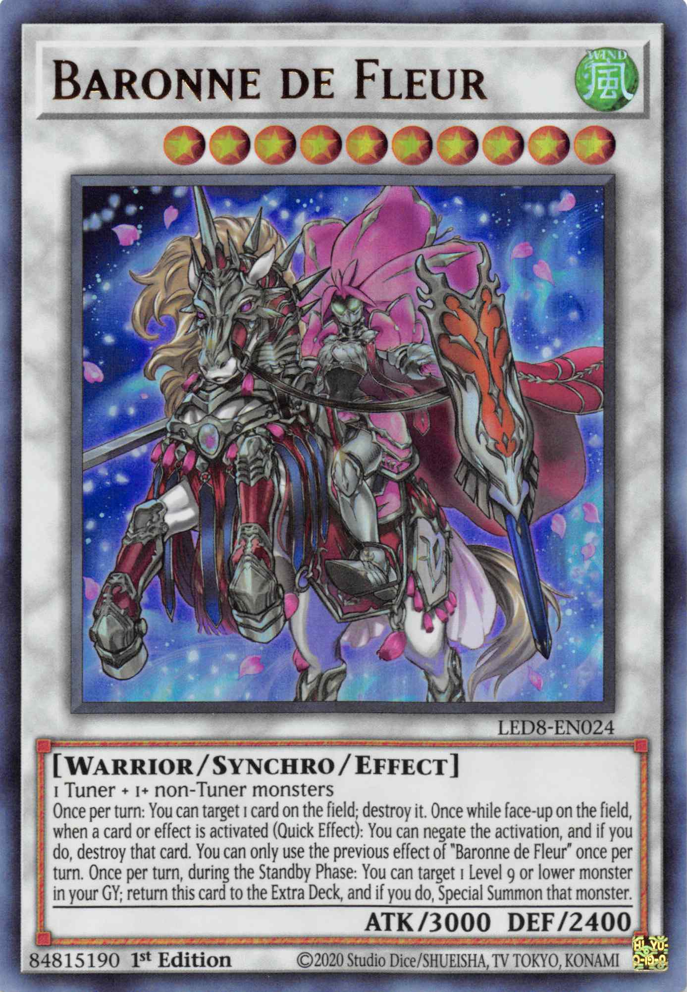Baronne de Fleur [LED8-EN024] Ultra Rare | Good Games Adelaide SA