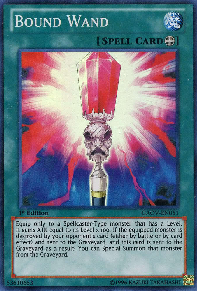 Bound Wand [GAOV-EN051] Super Rare | Good Games Adelaide SA
