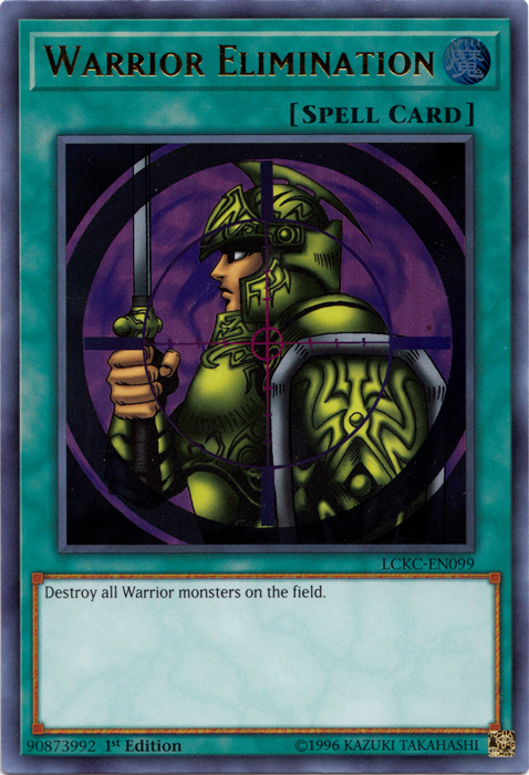 Warrior Elimination [LCKC-EN099] Ultra Rare | Good Games Adelaide SA