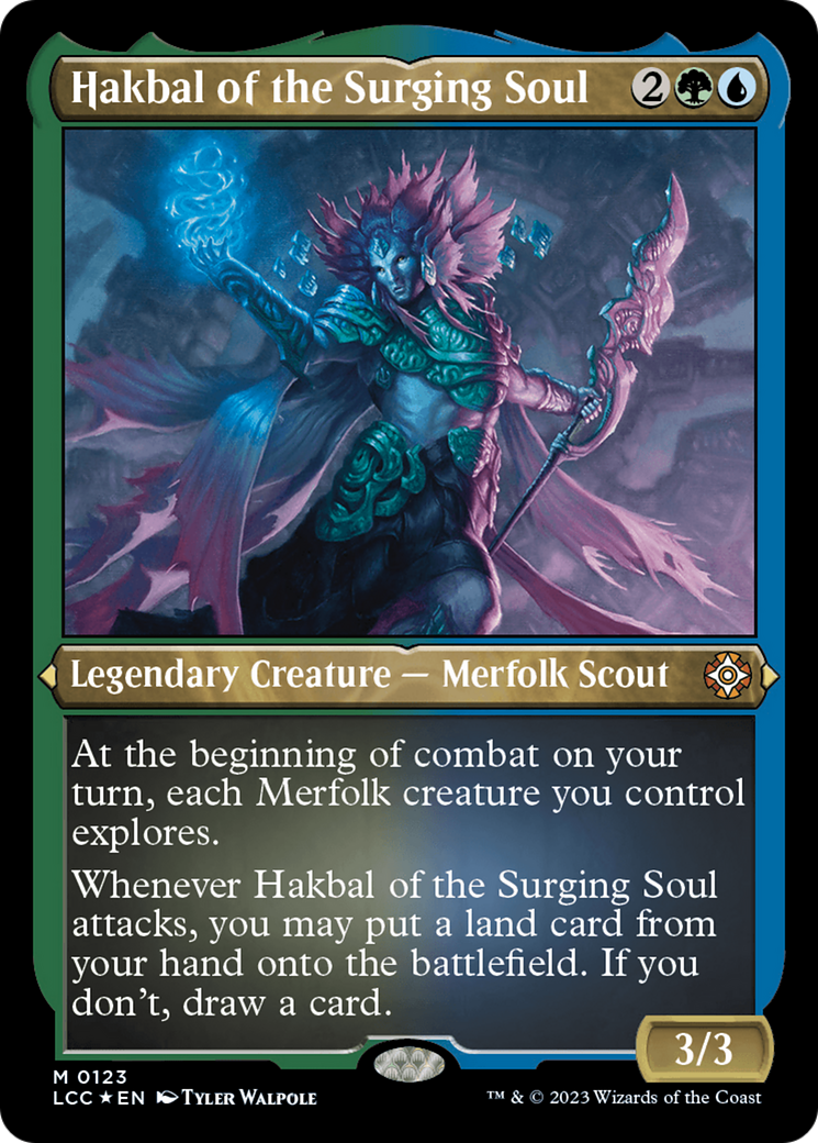 Hakbal of the Surging Soul (Display Commander) [The Lost Caverns of Ixalan Commander] | Good Games Adelaide SA