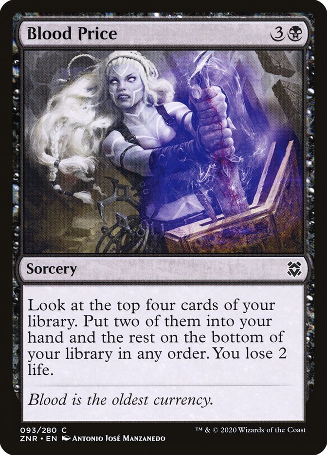 Blood Price 93/280 (Zendikar Rising)  | Good Games Adelaide SA