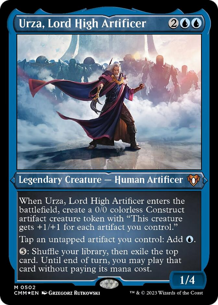Urza, Lord High Artificer (Foil Etched) [Commander Masters] | Good Games Adelaide SA