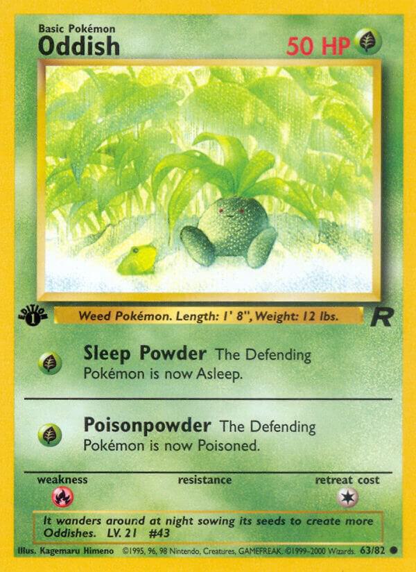 Oddish 63/82 (Team Rocket)  - 1st Edition | Good Games Adelaide SA