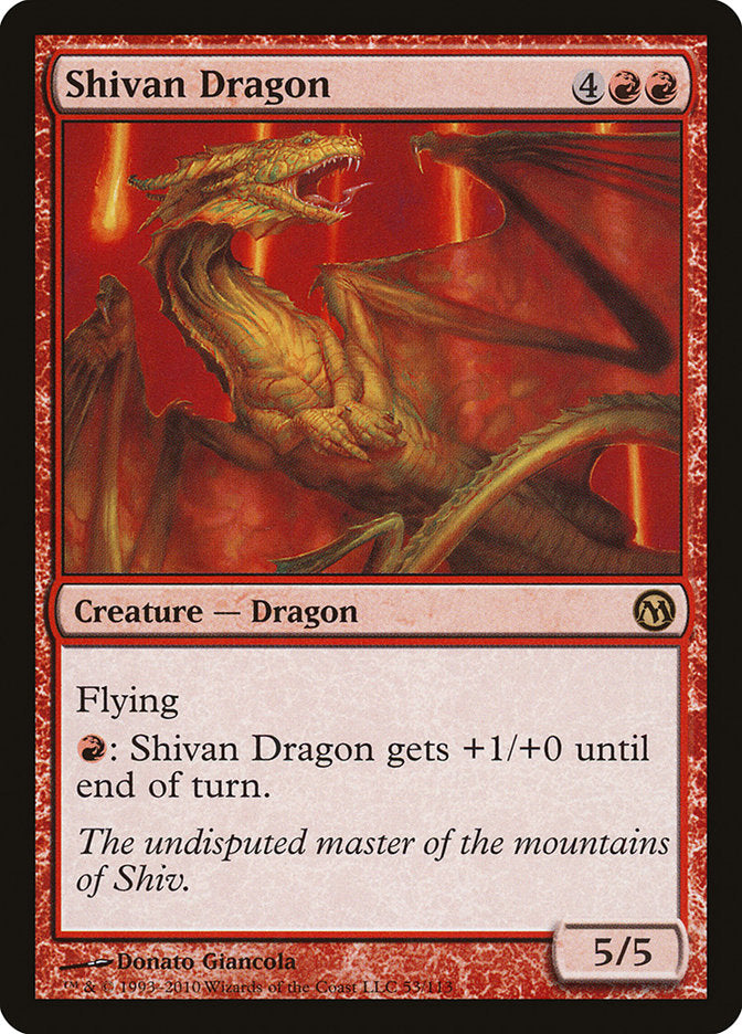 Shivan Dragon [Duels of the Planeswalkers] | Good Games Adelaide SA