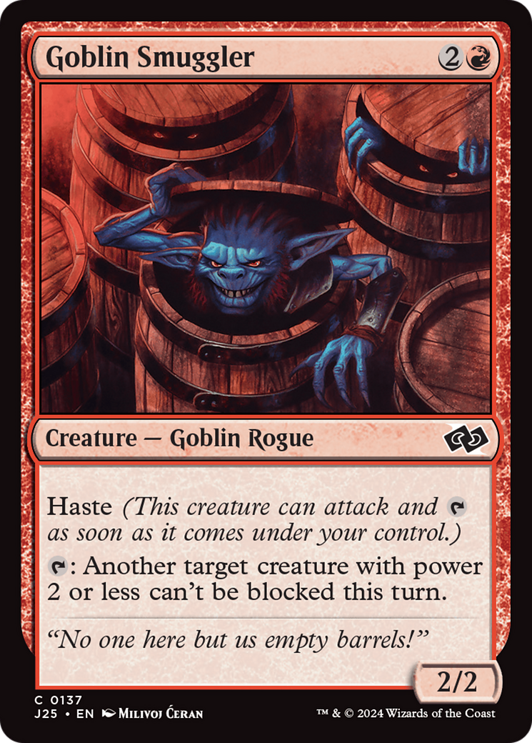 Goblin Smuggler [Foundations Jumpstart] | Good Games Adelaide SA