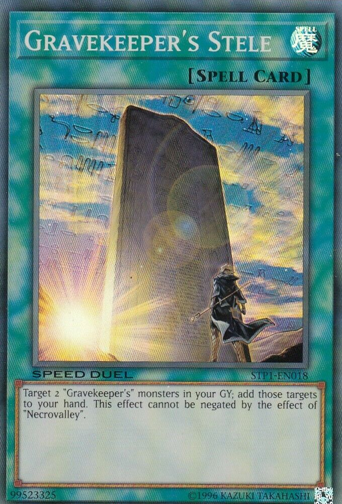 Gravekeeper's Stele [STP1-EN018] Super Rare | Good Games Adelaide SA