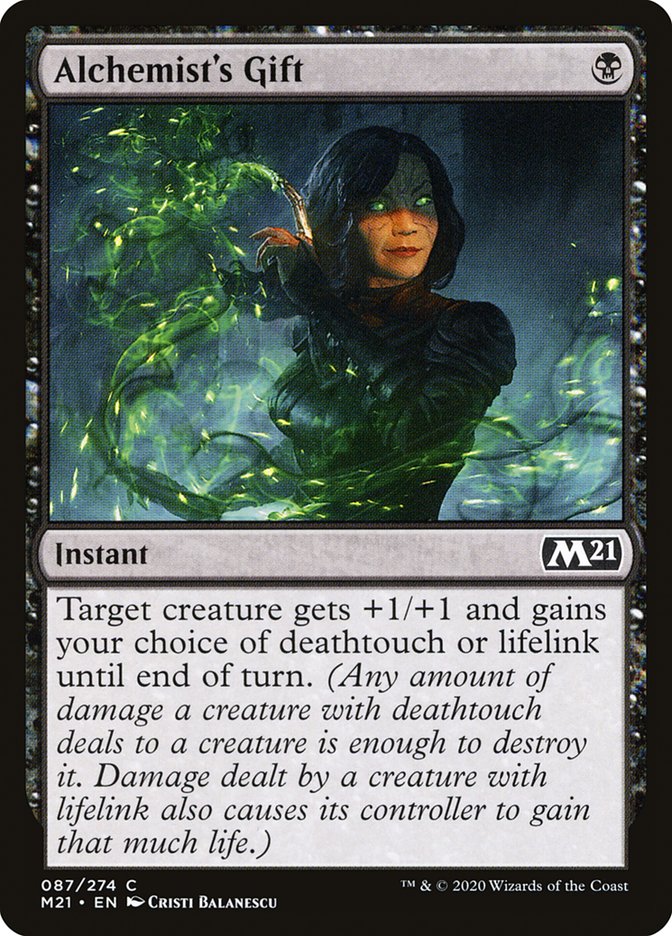 Alchemist's Gift 87 (Core Set 2021)  - Foil | Good Games Adelaide SA