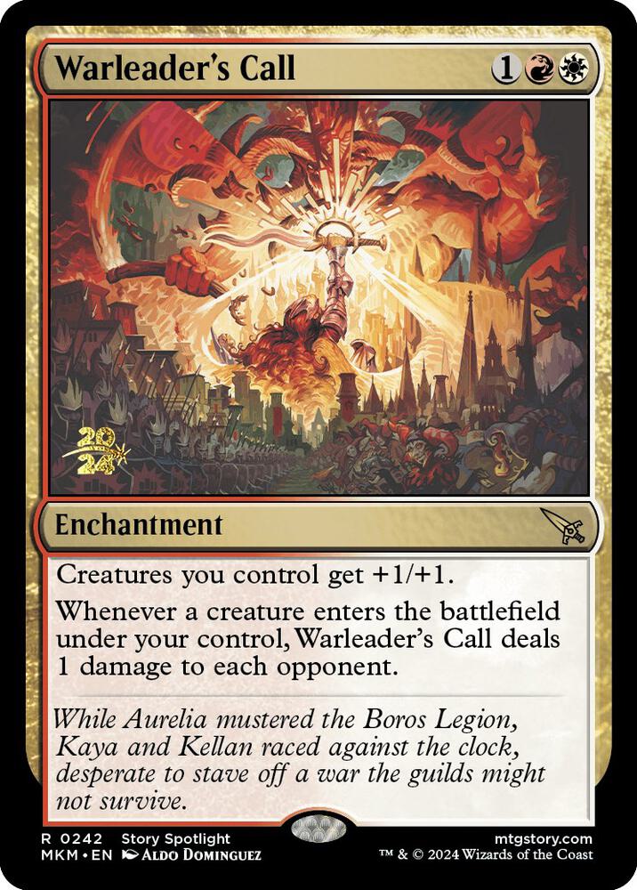 Warleaders Call 242 (Prerelease Cards)  - Foil | Good Games Adelaide SA