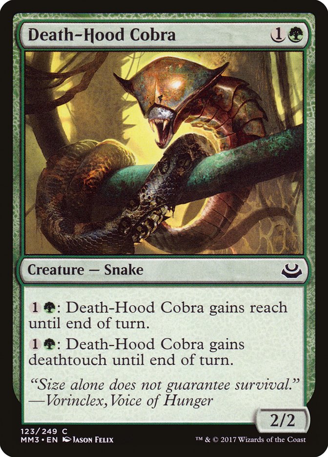 Death-Hood Cobra [Modern Masters 2017] | Good Games Adelaide SA