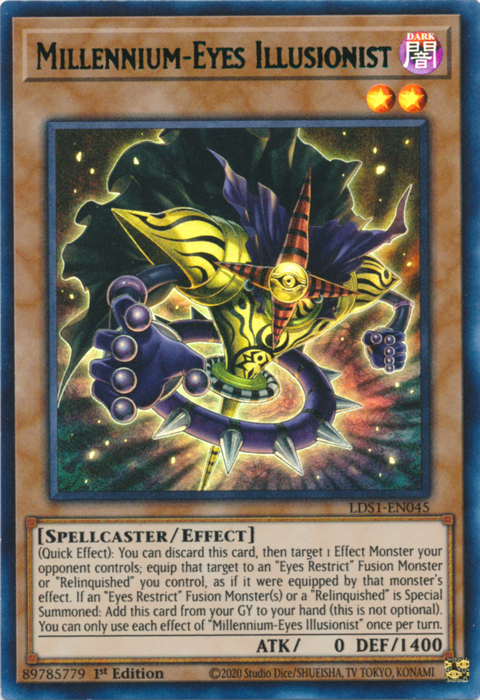 Millennium-Eyes Illusionist (Green) [LDS1-EN045] Ultra Rare | Good Games Adelaide SA