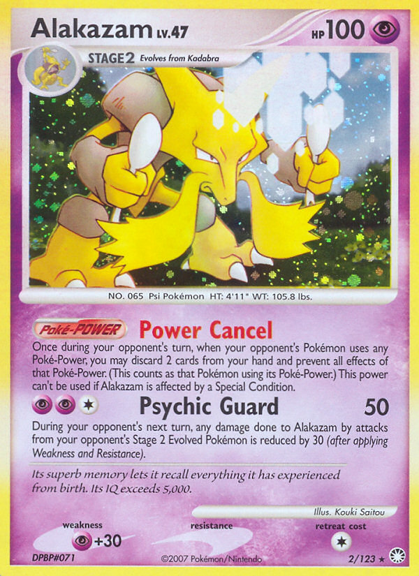 Alakazam (2/123) [Diamond & Pearl: Mysterious Treasures] | Good Games Adelaide SA