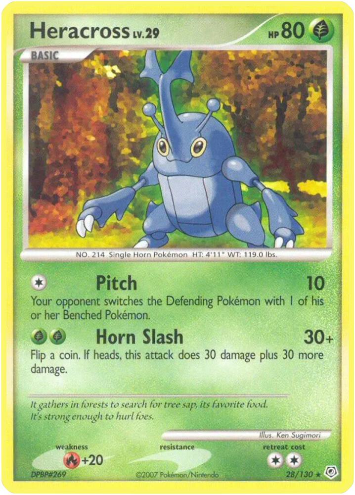 Heracross 28/130 (Diamond and Pearl)  | Good Games Adelaide SA
