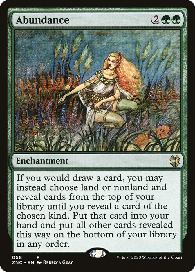 Abundance [Zendikar Rising Commander] | Good Games Adelaide SA
