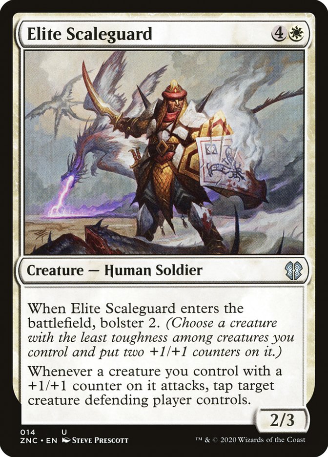 Elite Scaleguard [Zendikar Rising Commander] | Good Games Adelaide SA