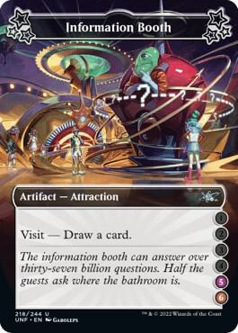 Information Booth 5 6 218 (Unfinity)  - Foil | Good Games Adelaide SA