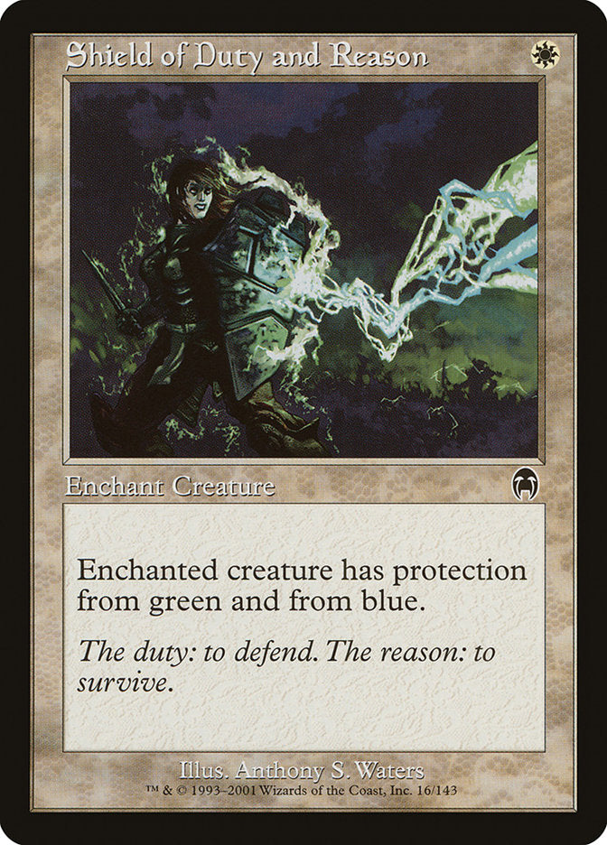 Shield of Duty and Reason 16 (Apocalypse)  - Foil | Good Games Adelaide SA