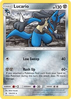 Lucario 126 214 SM Unbroken Bonds 126/214 (Deck Exclusives)  | Good Games Adelaide SA