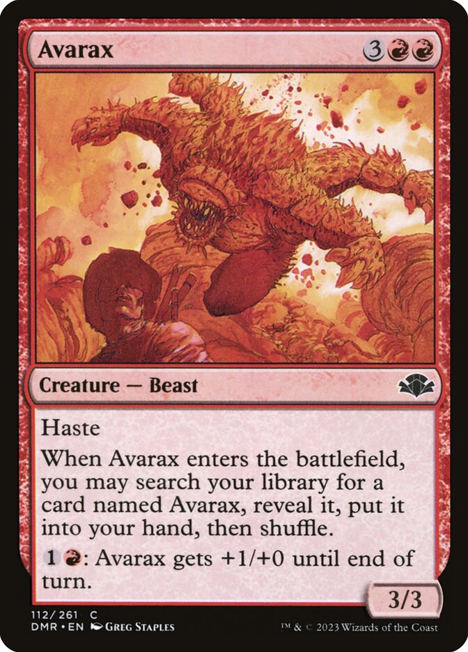Avarax 112 (Dominaria Remastered)  - Foil | Good Games Adelaide SA