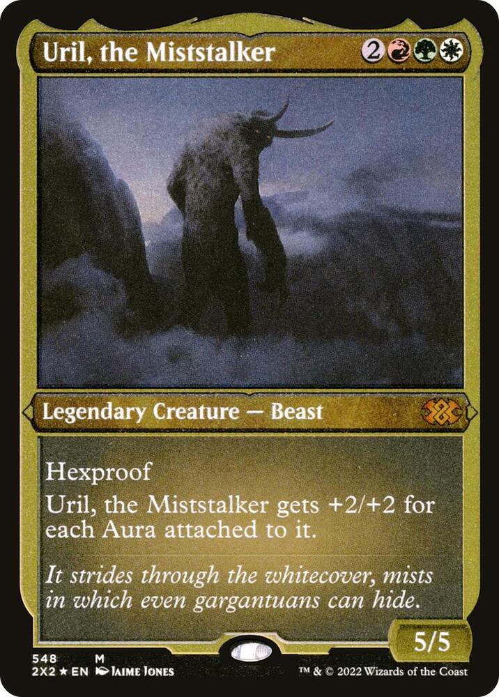 Uril the Miststalker Foil Etched 548 (Double Masters 2022)  - Foil | Good Games Adelaide SA