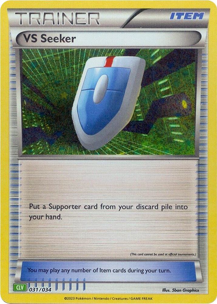 VS Seeker CLV 031/034 (Trading Card Game Classic)  - Holofoil | Good Games Adelaide SA