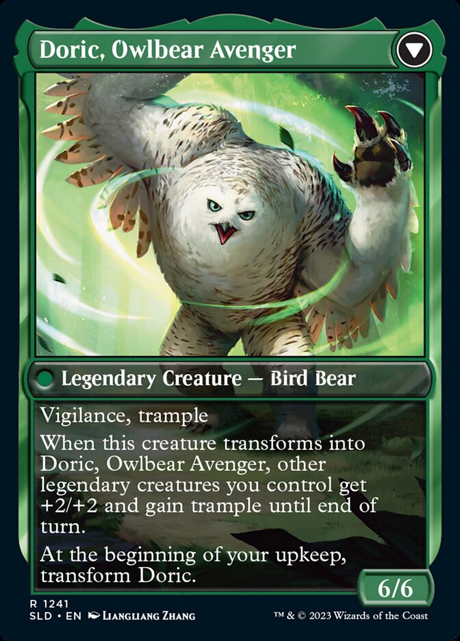 Doric, Nature's Warden // Doric, Owlbear Avenger [Secret Lair Drop Series] | Good Games Adelaide SA