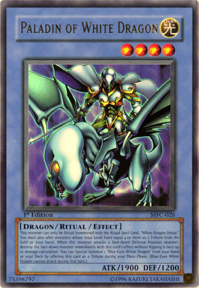 Paladin of White Dragon [MFC-026] Ultra Rare | Good Games Adelaide SA
