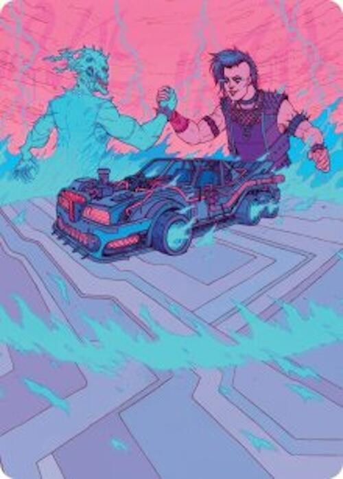 Demonic Junker Art Card 40 (Art Series: Aetherdrift)  | Good Games Adelaide SA