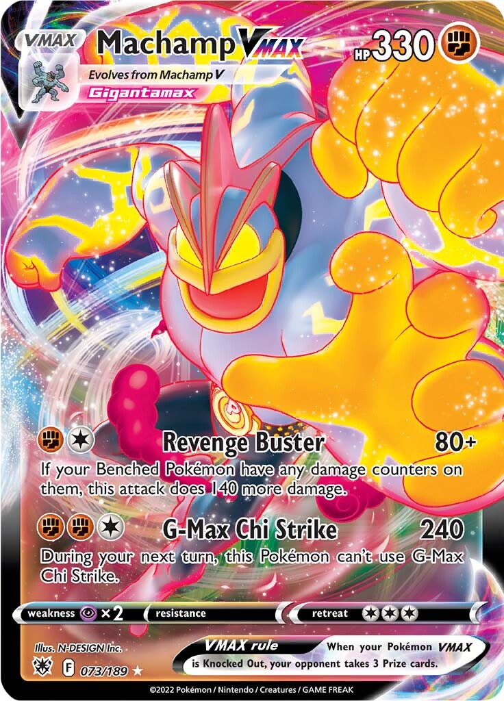 Machamp VMAX (073/189) [Sword & Shield: Astral Radiance] | Good Games Adelaide SA