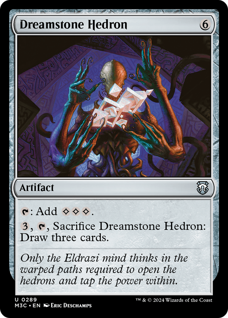 Dreamstone Hedron (Ripple Foil) [Modern Horizons 3 Commander] | Good Games Adelaide SA