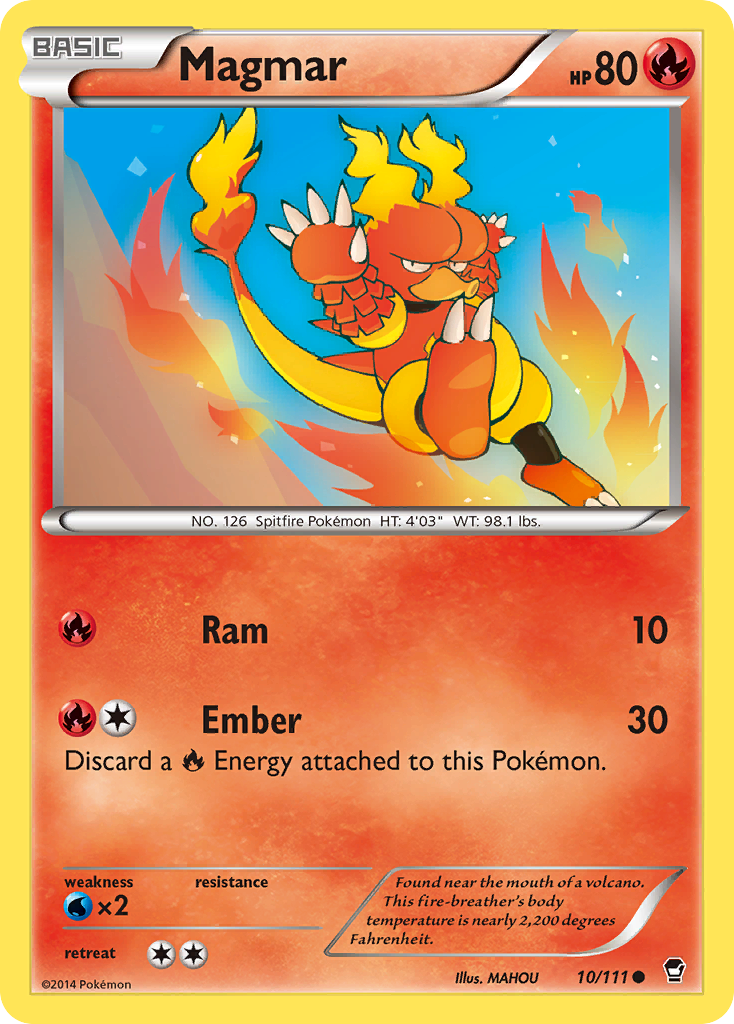 Magmar (10/111) [XY: Furious Fists] | Good Games Adelaide SA