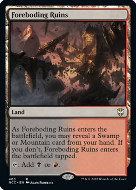 Foreboding Ruins 403 (Commander: Streets of New Capenna)  | Good Games Adelaide SA