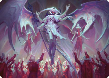 Atraxa, Grand Unifier Art Card [Phyrexia: All Will Be One Art Series] | Good Games Adelaide SA