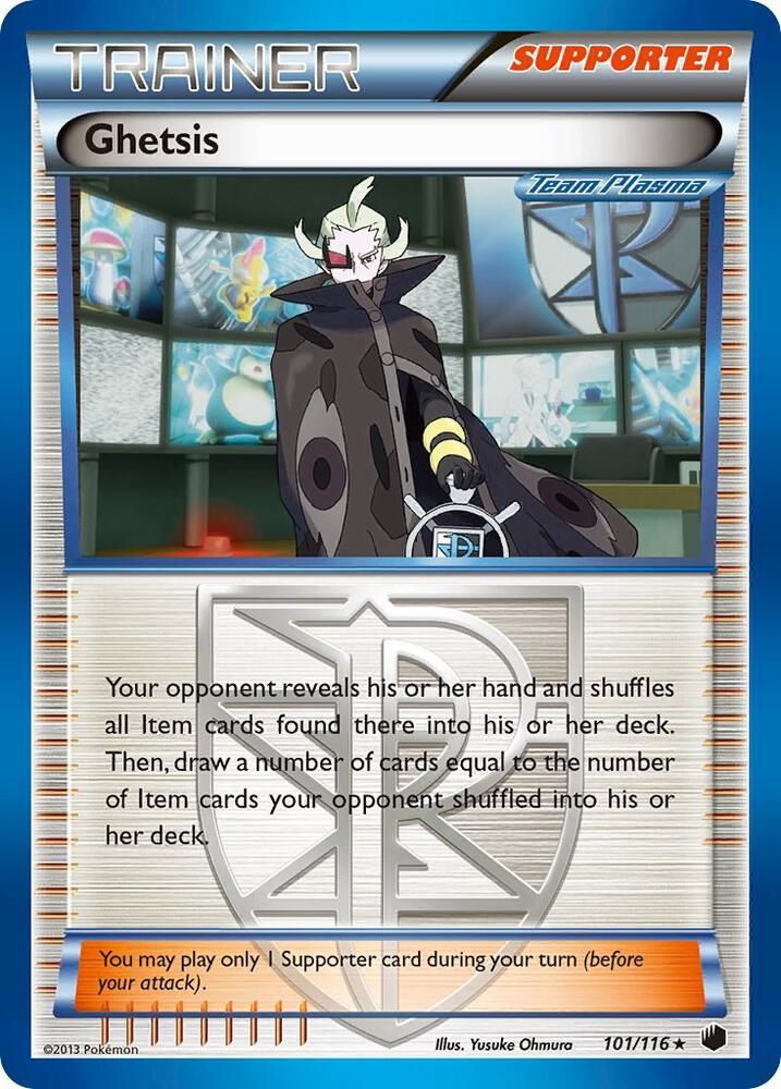 Ghetsis Team Plasma 101/116 (Plasma Freeze)  - Holofoil | Good Games Adelaide SA