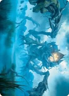 Creeping Inn Art Card 34 (Art Series: Innistrad: Midnight Hunt)  | Good Games Adelaide SA