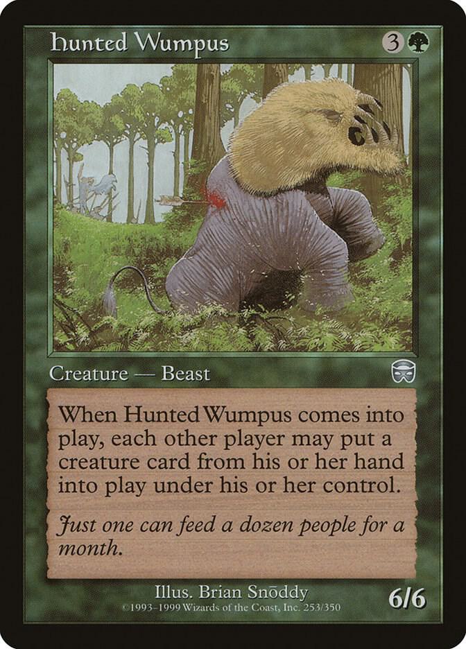 Hunted Wumpus 253 (Mercadian Masques)  - Foil | Good Games Adelaide SA