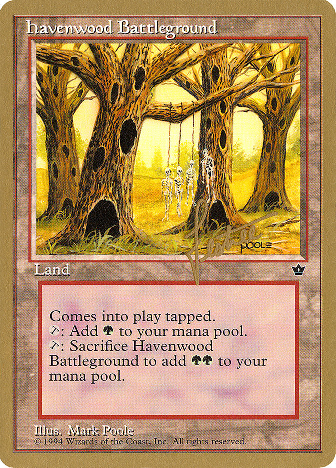 Havenwood Battleground (Bertrand Lestree) [Pro Tour Collector Set] | Good Games Adelaide SA