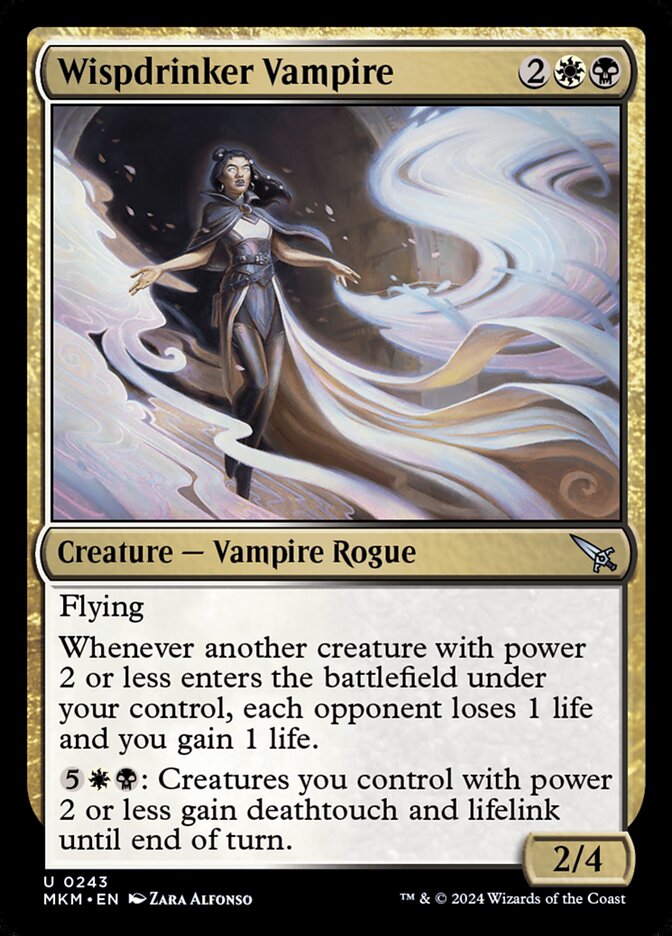 Wispdrinker Vampire 243 (Murders at Karlov Manor)  - Foil | Good Games Adelaide SA