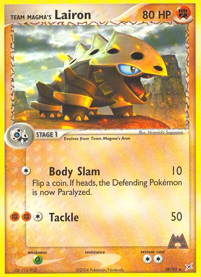 Team Magma's Lairon (20/95) [EX: Team Magma vs Team Aqua] | Good Games Adelaide SA