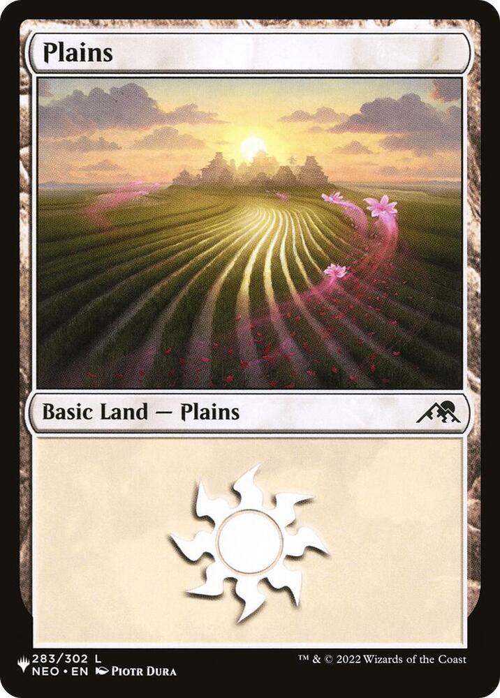 Plains NEO 283/302 (The List Reprints)  | Good Games Adelaide SA