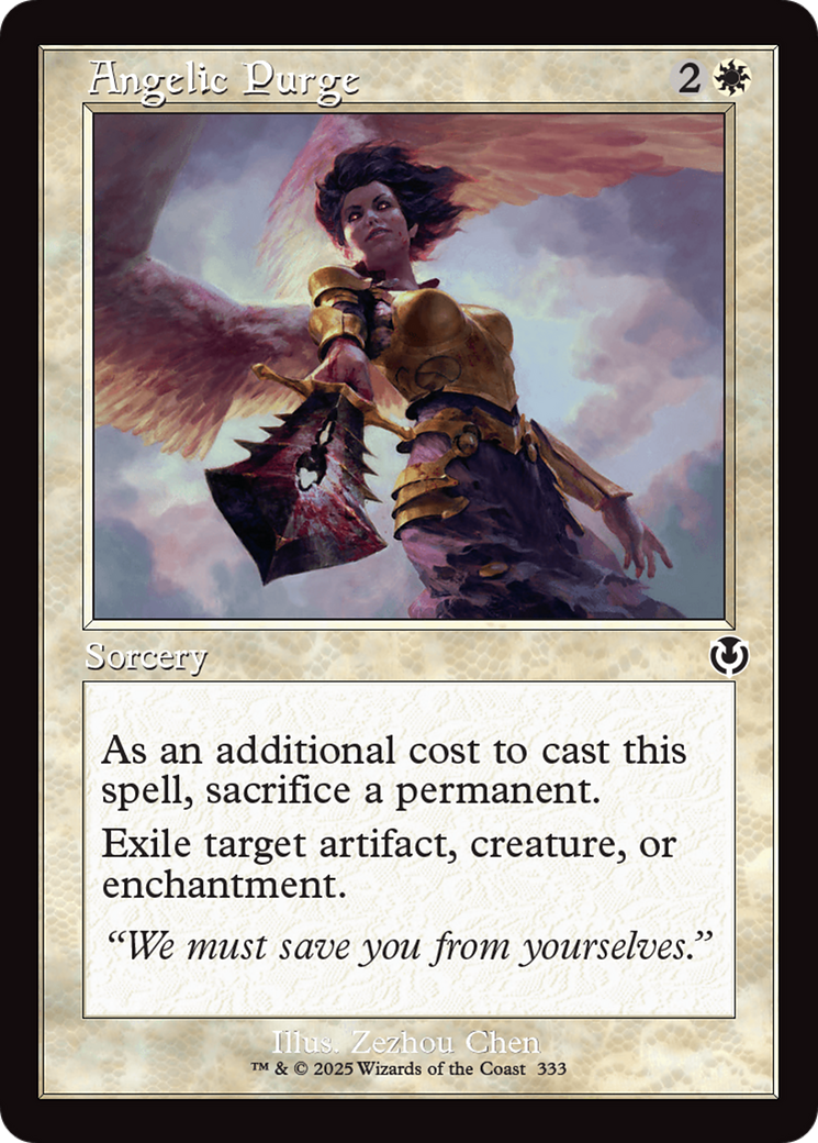 Angelic Purge (Retro Frame) [Innistrad Remastered] | Good Games Adelaide SA