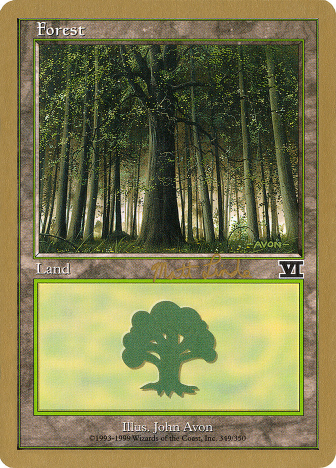Forest (ml349) (Matt Linde) [World Championship Decks 1999] | Good Games Adelaide SA
