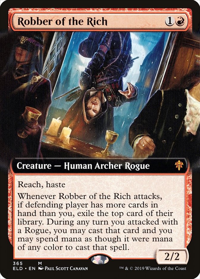 Robber of the Rich (Extended Art) [Throne of Eldraine] | Good Games Adelaide SA